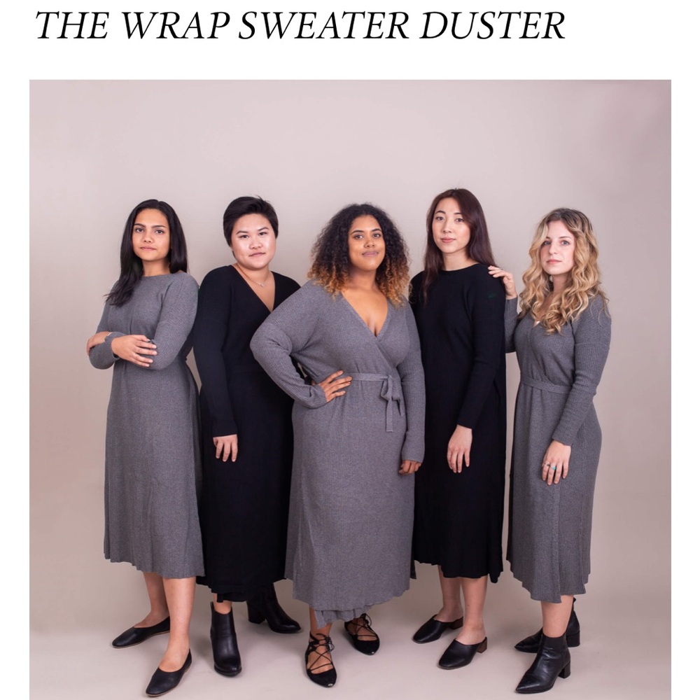 Vetta Wrap Sweater Duster